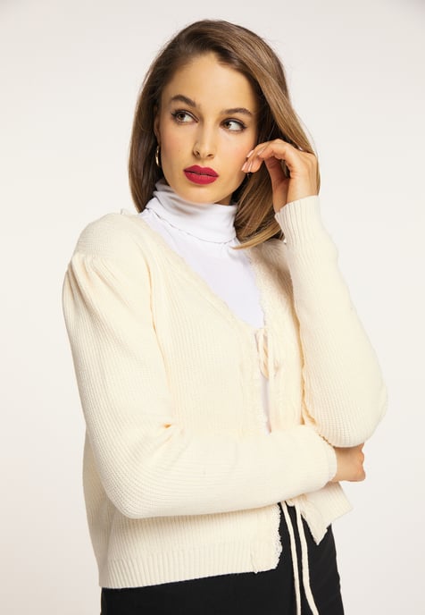 Faina Vest Dames wolwit - Image 5