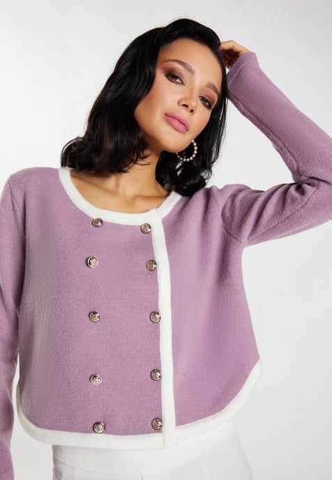 Faina Vest Dames Mauve - Image 5