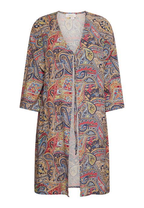 usha Kimono Dames Navy Veelkleurig - Image 1