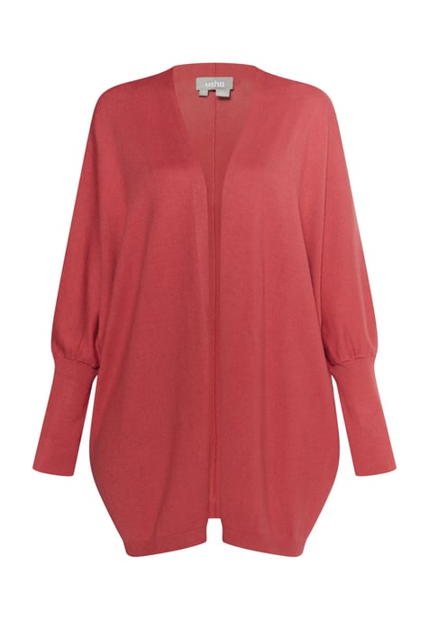 usha Gebreid vest Dames Vintage rood - Image 1