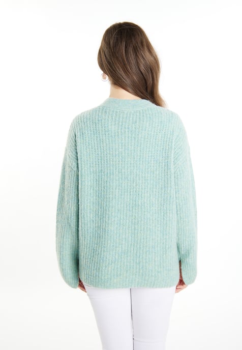 usha Gebreid vest Dames Ice mint melange - Image 4