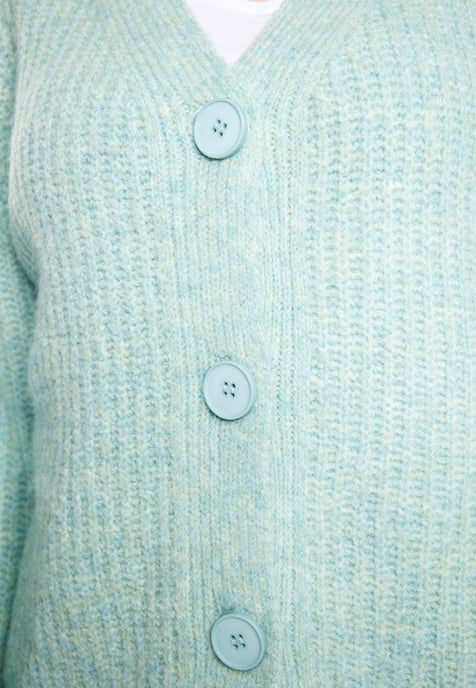 usha Gebreid vest Dames Ice mint melange - Image 5
