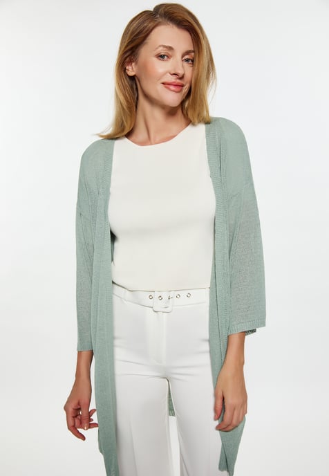 usha Vest Dames Salie groen - Image 3