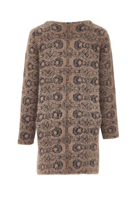Faina Vest Dames Donker roze zwart - Image 2