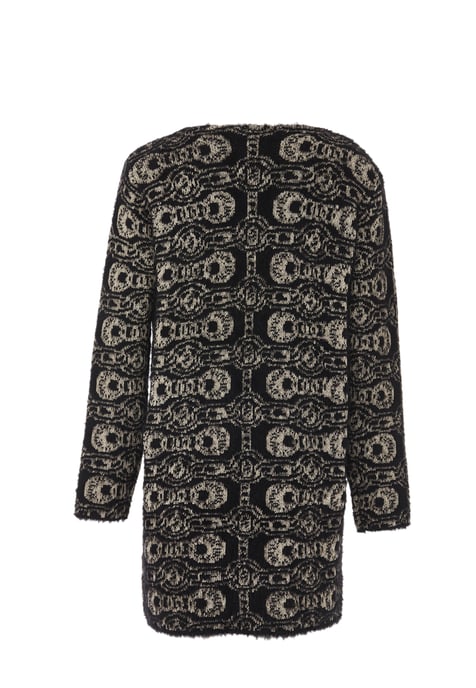 Faina Vest Dames zwart en wit - Image 2