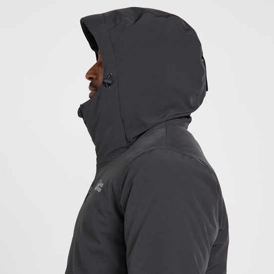 North Ridge Men's Domain Waterproof Parka, Grey - Image 5
