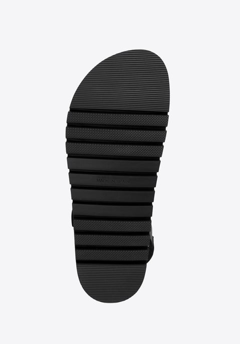Wittchen Dames Leren Sandalen met Klinknagels Zwart Natuurlijk Leer - Image 6