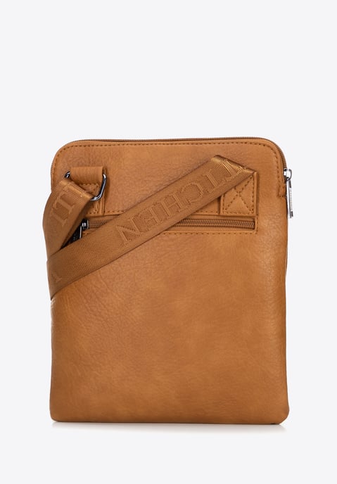 Wittchen Heren Kleine Messenger Bag in Imitatieleer Bruin - Image 3