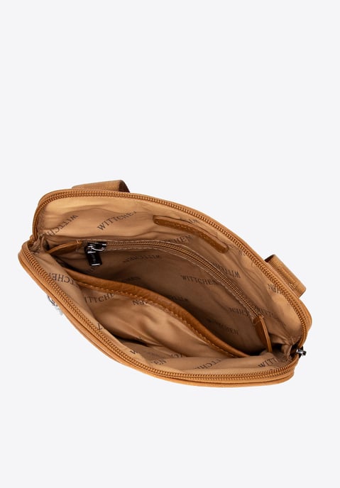 Wittchen Heren Kleine Messenger Bag in Imitatieleer Bruin - Image 4