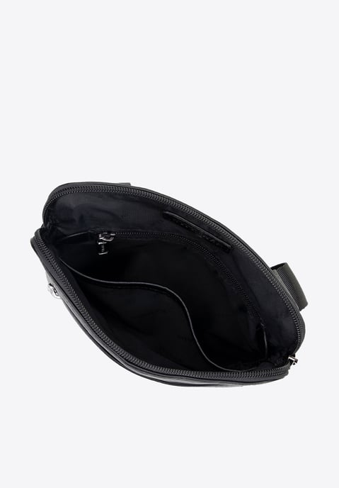 Wittchen Heren Kleine Messenger Bag in Imitatieleer Zwart - Image 4