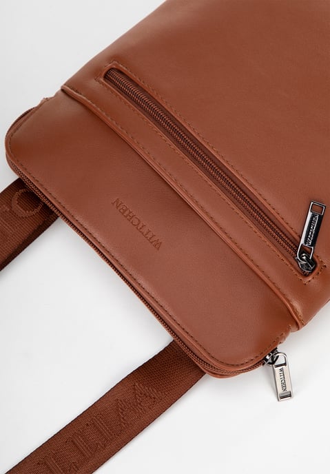 Wittchen Heren Messenger Bag in Imitatieleer Bruin Eco-leer - Image 3