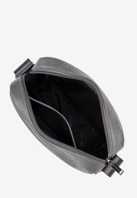 Wittchen Heren Imitatieleren Messenger Bag met Verstelbare Band, Grijs, Eco-leer - Image 2