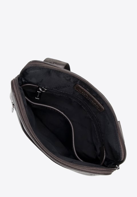 Wittchen Heren Messenger Bag in Imitatieleer Donkerbruin Eco-leer - Image 3