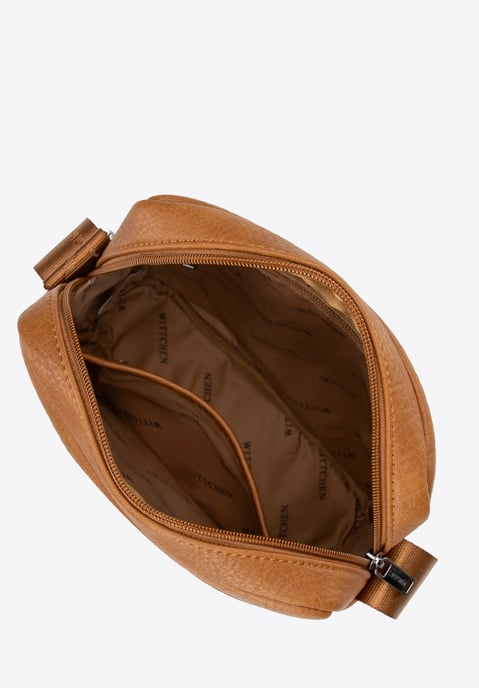 Wittchen Heren Imitatieleren Messenger Bag met Verstelbare Riem, Bruin, Eco-leer - Image 3
