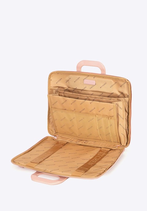 Wittchen Dames 15" Laptoptas in Imitatieleer Roze - Image 5