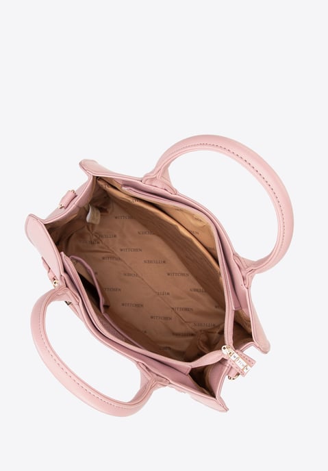 Wittchen Dames 13" Laptoptas in Imitatieleer Roze - Image 3