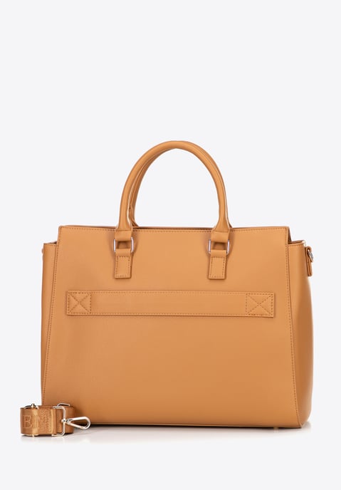 Wittchen Dames 17" Laptoptas, Lichtbruin, Imitatieleer, Eco-leer - Image 2