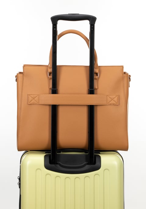 Wittchen Dames 17" Laptoptas, Lichtbruin, Imitatieleer, Eco-leer - Image 5