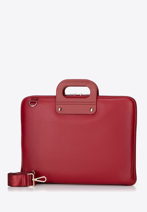 Wittchen Dames 15" Laptoptas, Rood, Bordeauxrood, Kunstleer - Image 3