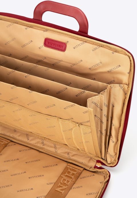 Wittchen Dames 15" Laptoptas, Rood, Bordeauxrood, Kunstleer - Image 5