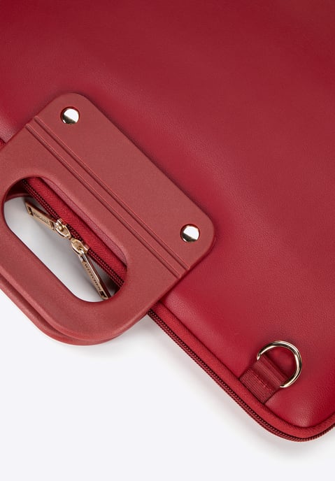 Wittchen Dames 15" Laptoptas, Rood, Bordeauxrood, Kunstleer - Image 6
