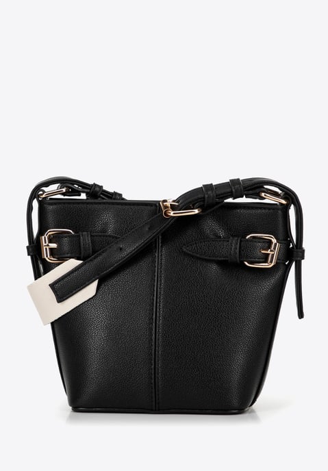 Wittchen Dames Kleine Bucket Bag Gemaakt van Eco-leer Zwart - Image 2