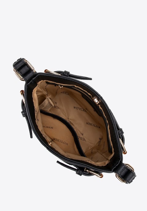 Wittchen Dames Kleine Bucket Bag Gemaakt van Eco-leer Zwart - Image 3
