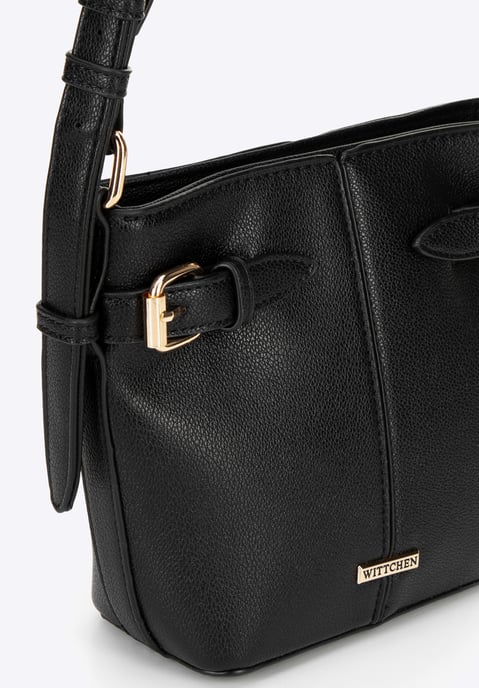 Wittchen Dames Kleine Bucket Bag Gemaakt van Eco-leer Zwart - Image 4