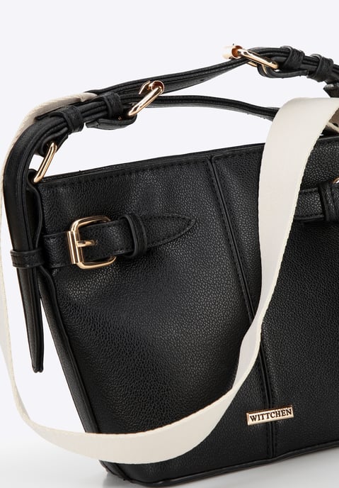 Wittchen Dames Kleine Bucket Bag Gemaakt van Eco-leer Zwart - Image 5