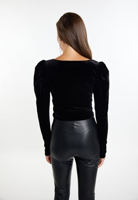 Faina Blouse Dames zwart - Image 4