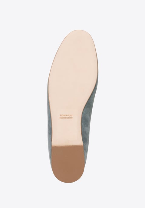 Wittchen Dames Leren Platte Mocassins Blauw Natuurlijk Leer - Image 6