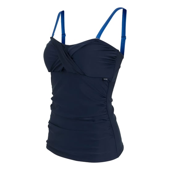 Regatta Dames/Dames Aceana III Tankini Top (Marineblauw/helderblauw) - Image 3