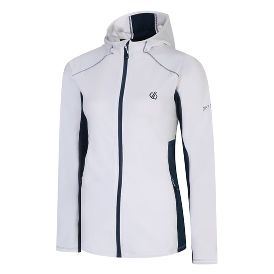 Dare 2B Dames/Dames Convey II Hooded Core Stretch Midlayer (Wit/Moonlight Denim) - Image 3