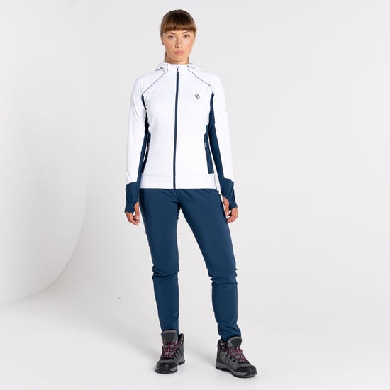 Dare 2B Dames/Dames Convey II Hooded Core Stretch Midlayer (Wit/Moonlight Denim) - Image 6