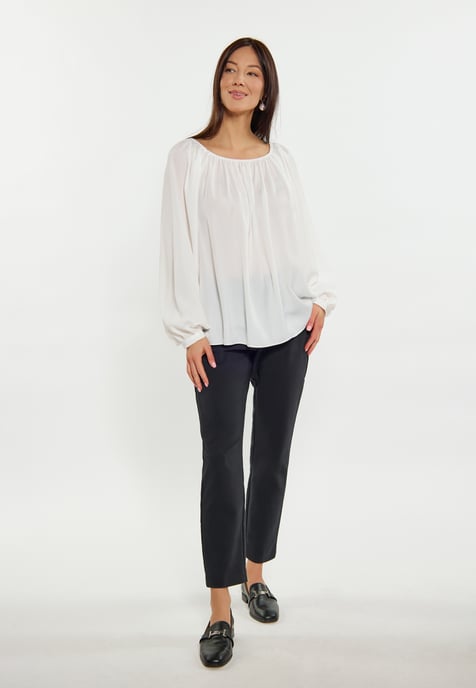 usha Blouse Dames wolwit - Image 2