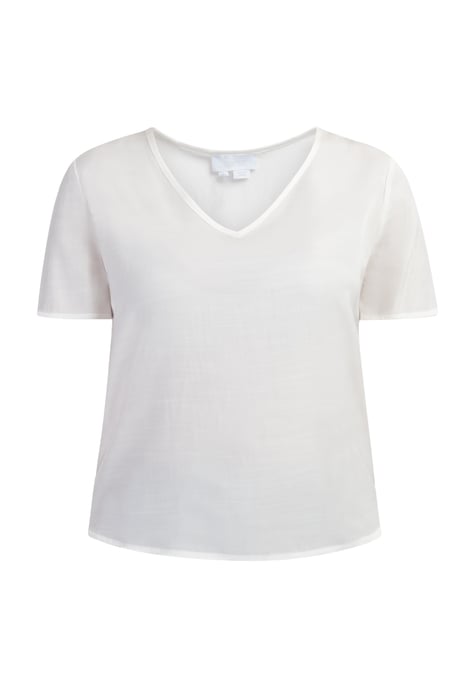usha Blouse shirt Dames wolwit - Image 1