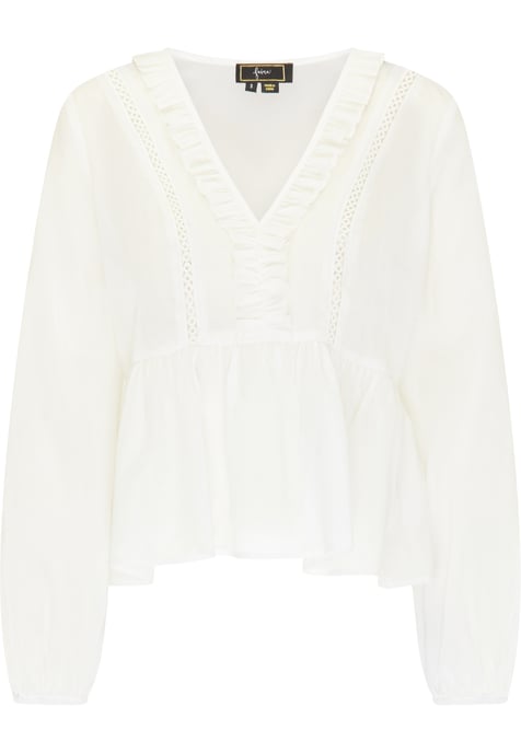 Faina Blouse Dames wolwit - Image 1