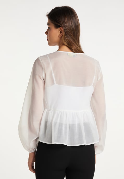 Faina Blouse Dames wolwit - Image 4