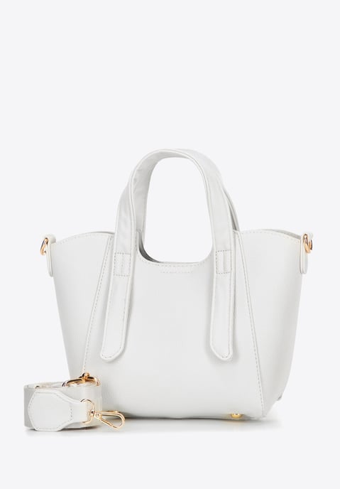 Wittchen Dames mini koffer met uitneembaar etui, gebroken wit, eco-leer - Image 2