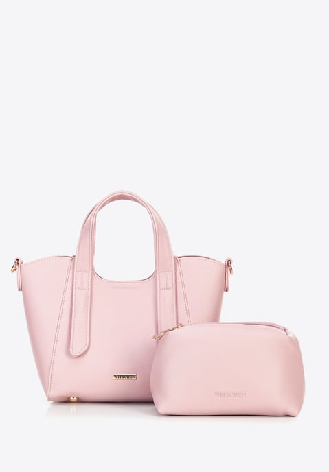 Wittchen Dames mini roze kunstleren aktetas met uitneembaar etui - Image 4