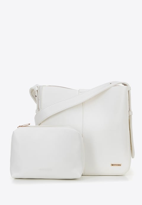 Wittchen Dames handtas, imitatieleer, crème, eco-leer - Image 3