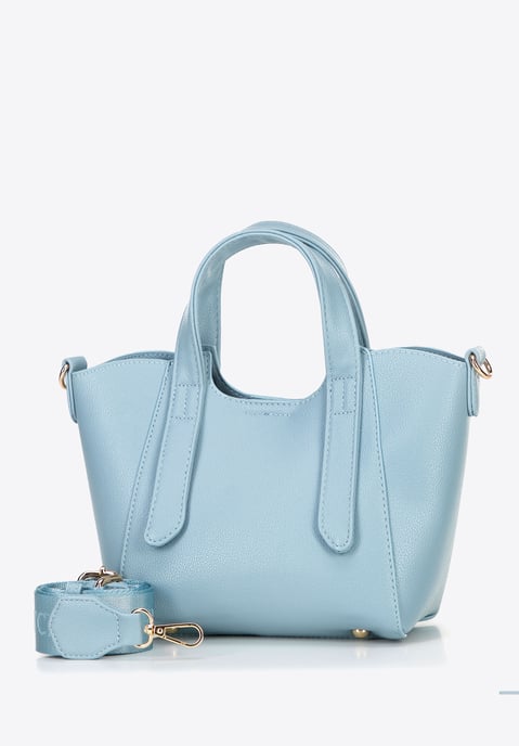 Wittchen Dames mini koffer met uitneembaar etui, blauw, eco-leer - Image 2