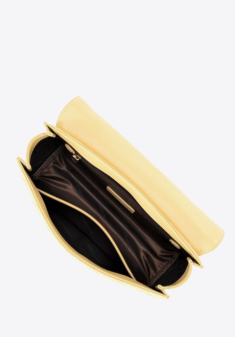 Wittchen Dames Messenger Bag van natuurlijk leer met stiksel geel natuurlijk - Image 4