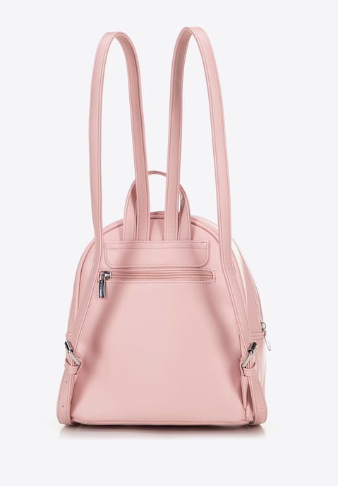 Wittchen Damesrugzak van imitatieleer met stiksels Roze Eco-leer - Image 2