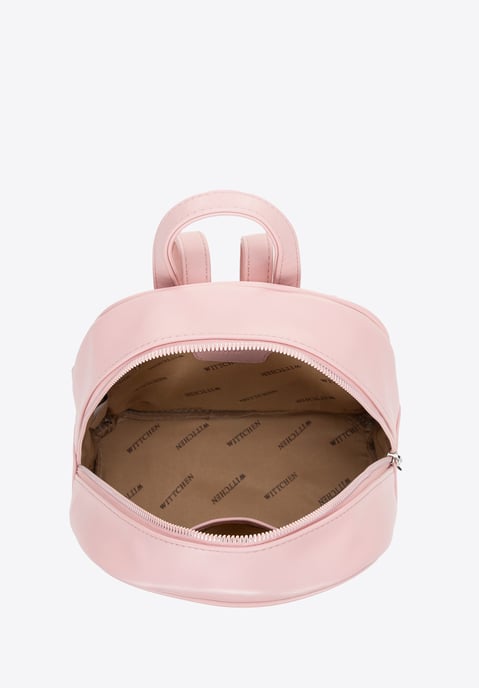 Wittchen Damesrugzak van imitatieleer met stiksels Roze Eco-leer - Image 3
