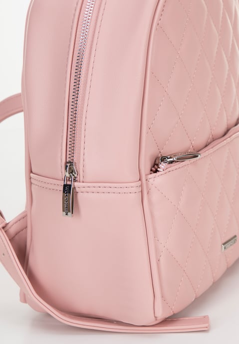 Wittchen Damesrugzak van imitatieleer met stiksels Roze Eco-leer - Image 4