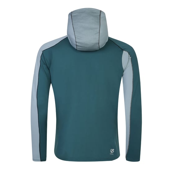 Dare 2B Heren Assimilate Core Stretch Hooded Midlayer (Groen mediterraan/leisteen) - Image 2
