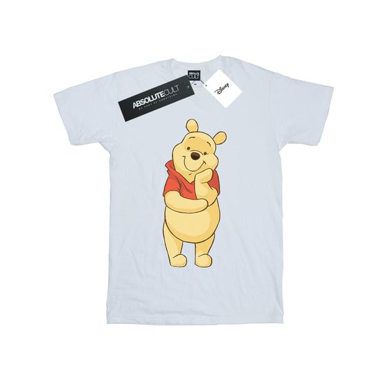 Disney Heren Winnie De Poeh Schattig T-Shirt (Wit) - Image 1