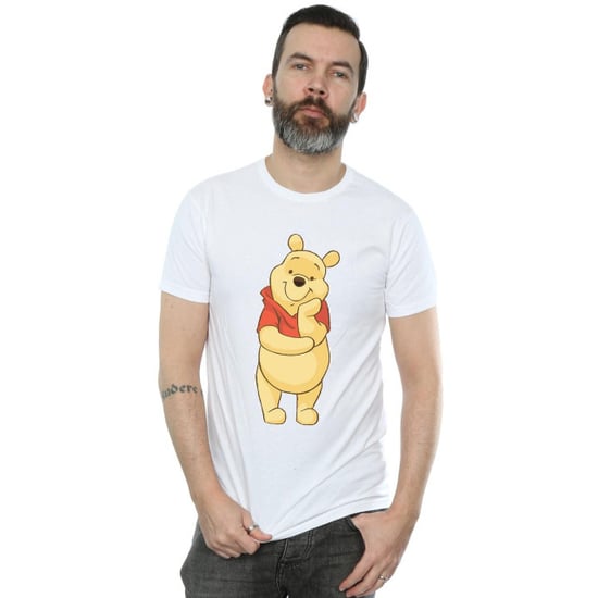Disney Heren Winnie De Poeh Schattig T-Shirt (Wit) - Image 3