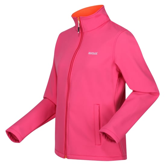 Regatta Dames/dames Connie V Softshell wandeljack (Flamingo Roze/Satsuma) - Image 3